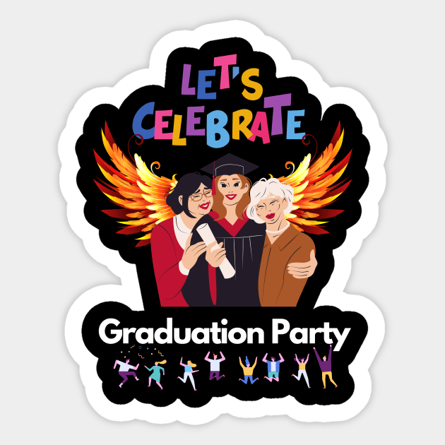 Graduation party decoration Sticker by ARTA-ARTS-DESIGNS